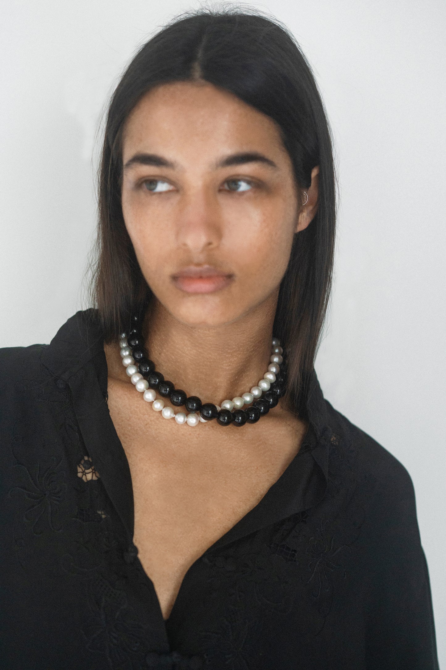 Onyx Bubbles necklace