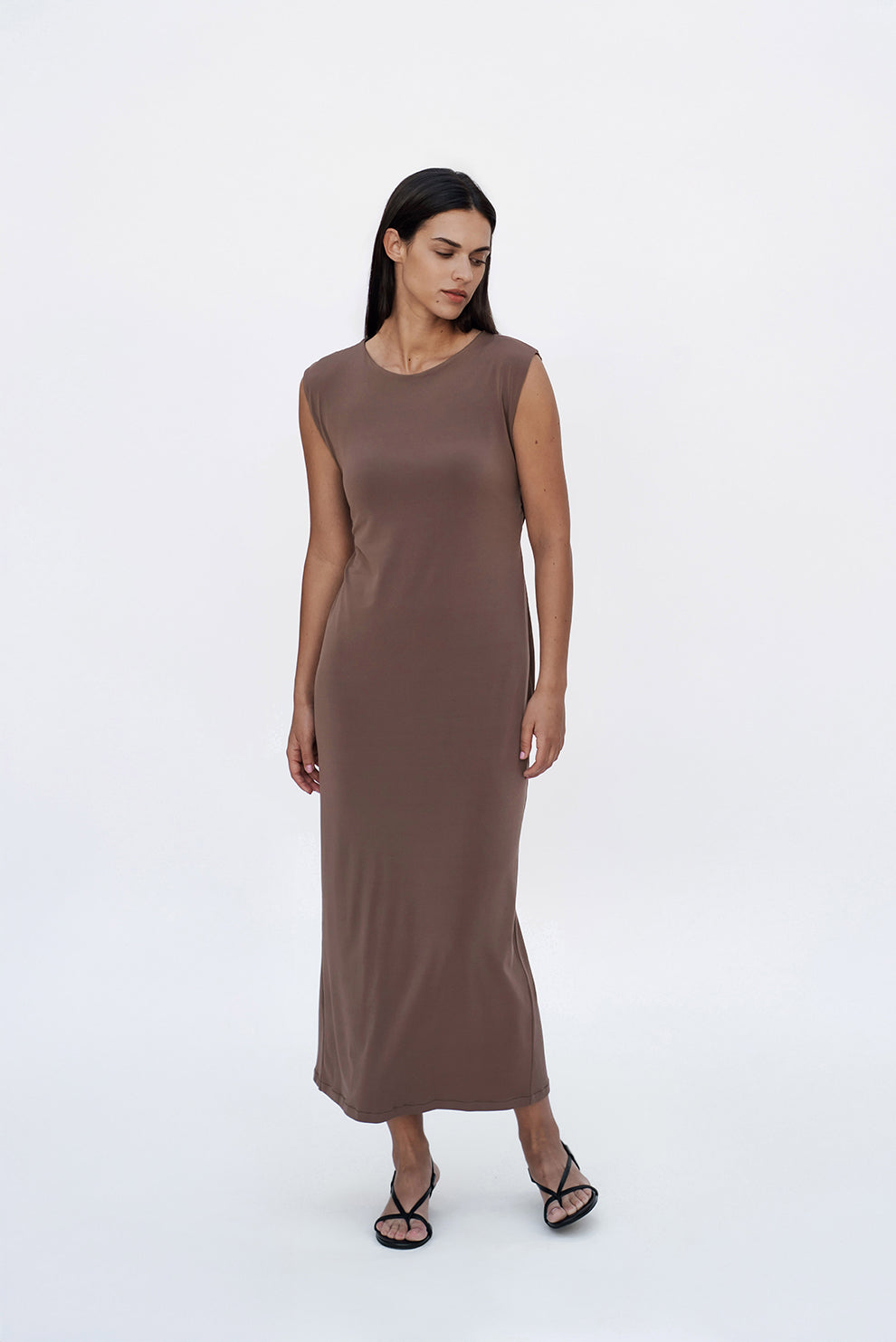 Sexy Back dress/chocolate
