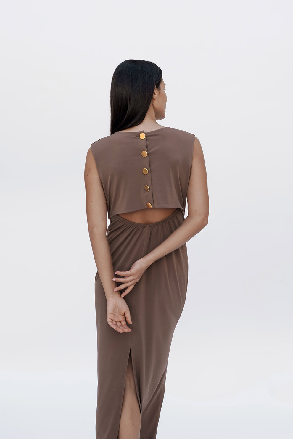 Sexy Back dress/chocolate