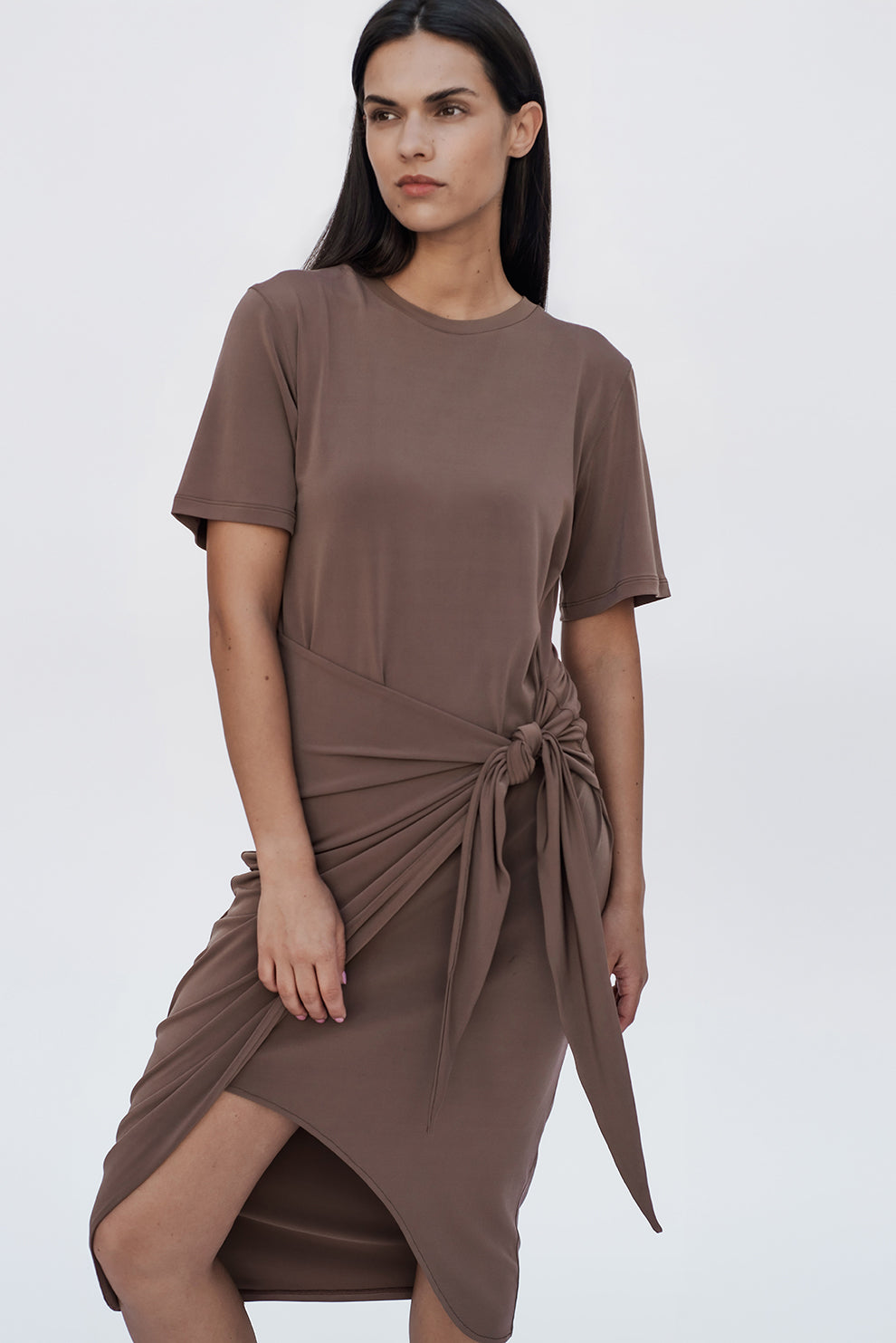 T-shirt knot dress