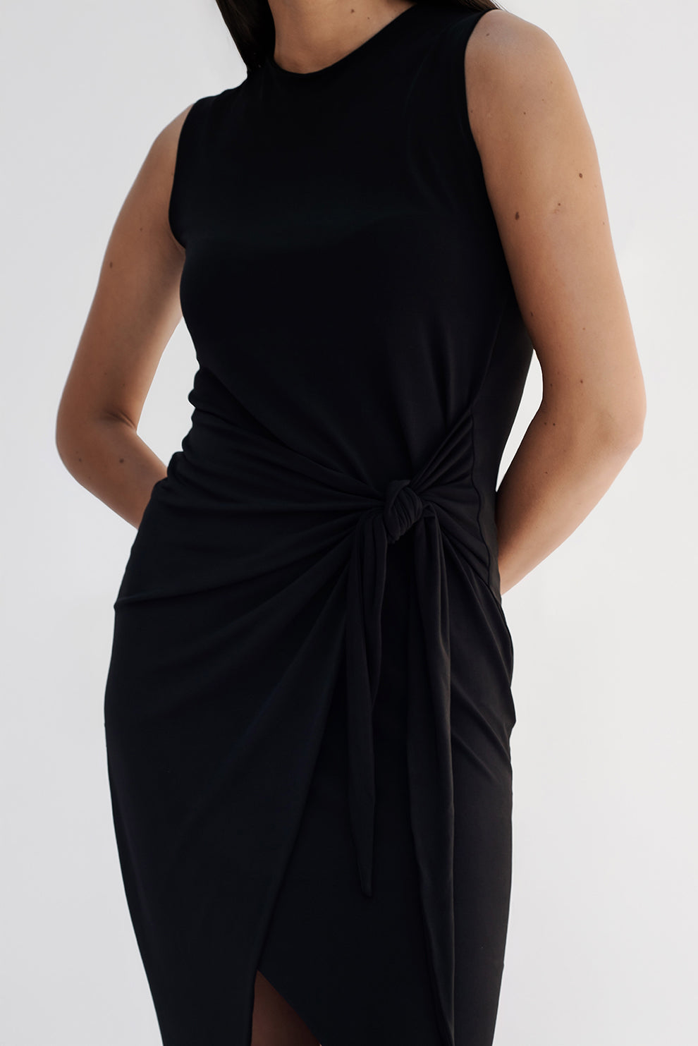 Knot dress/Black