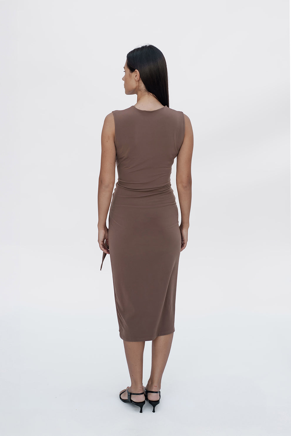 Knot dress/Chocolate