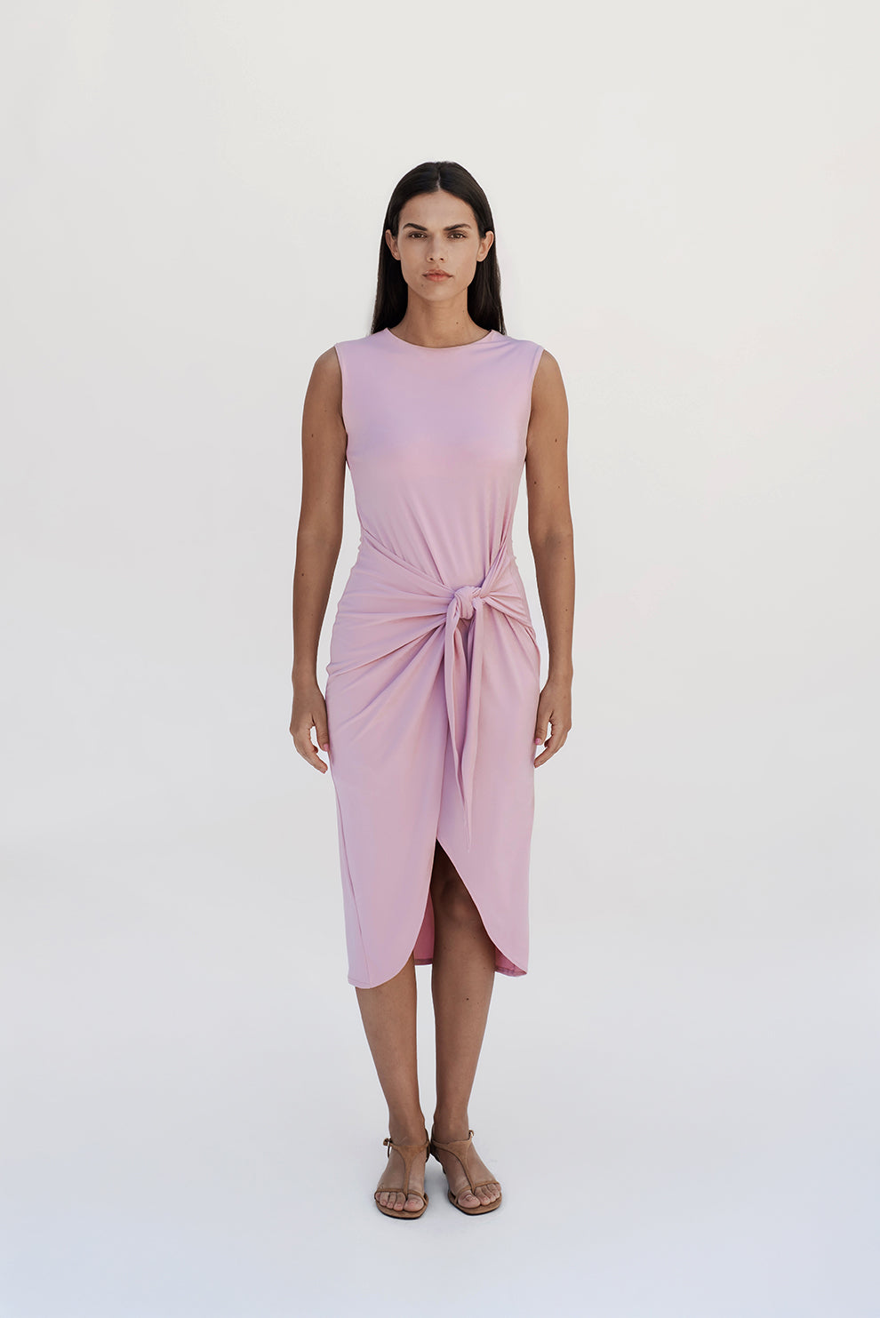 Knot dress/Pink