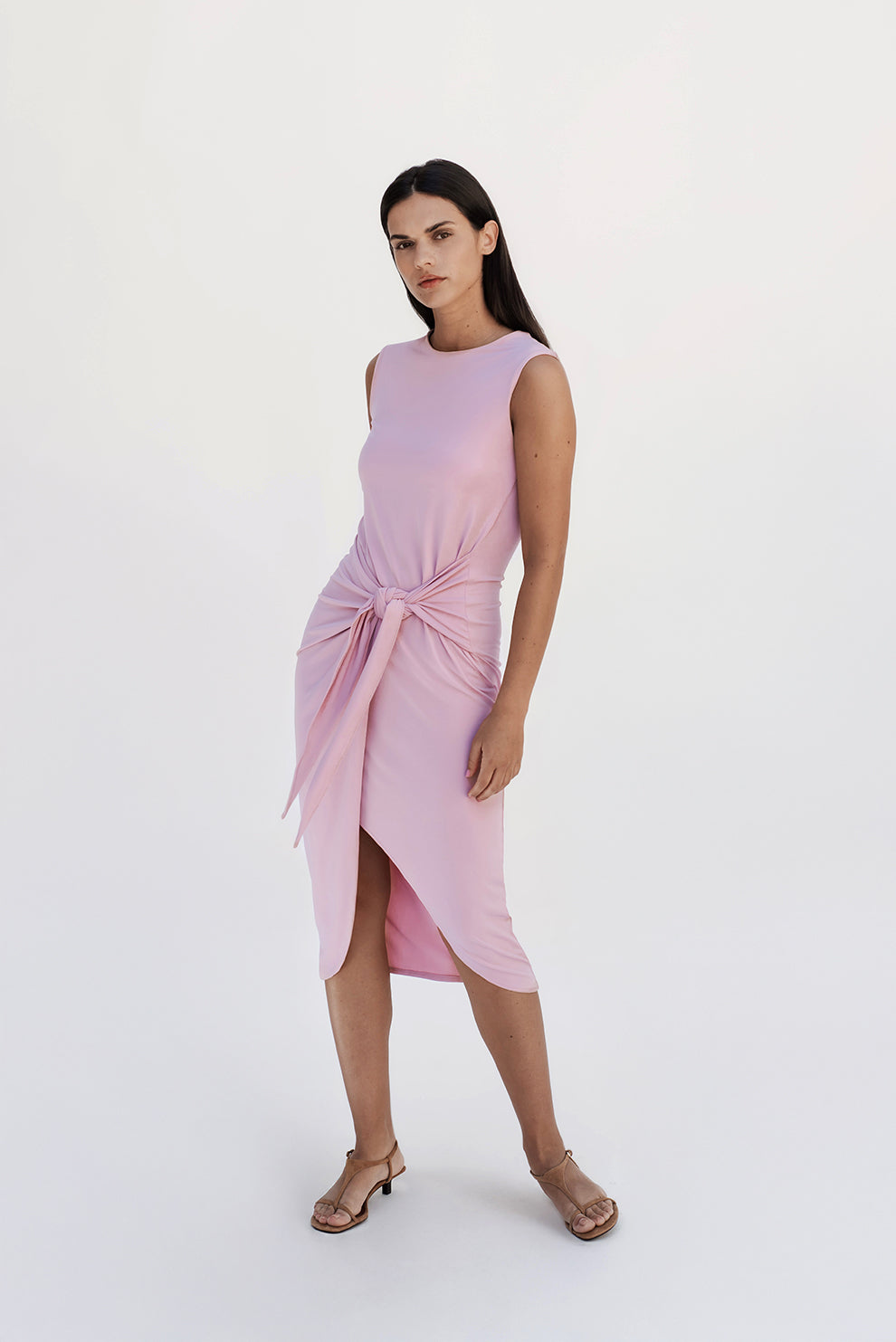 Knot dress/Pink