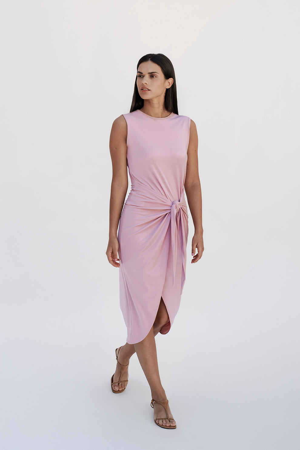 Knot dress/Pink