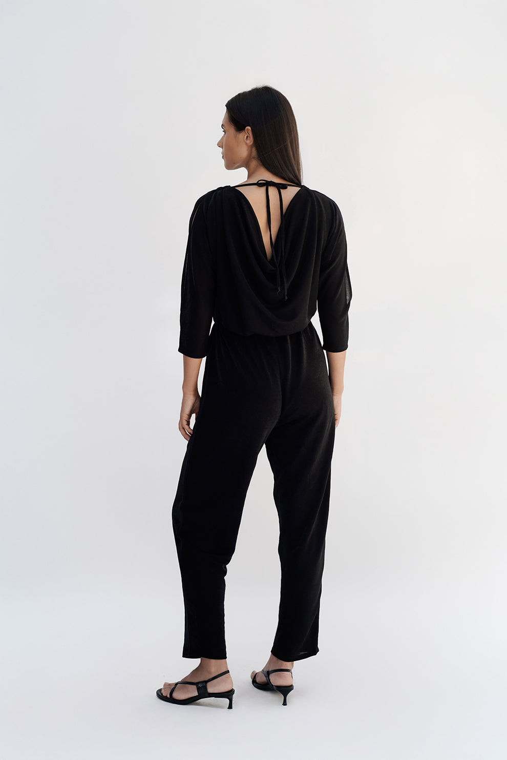 Wave jumsuit/black