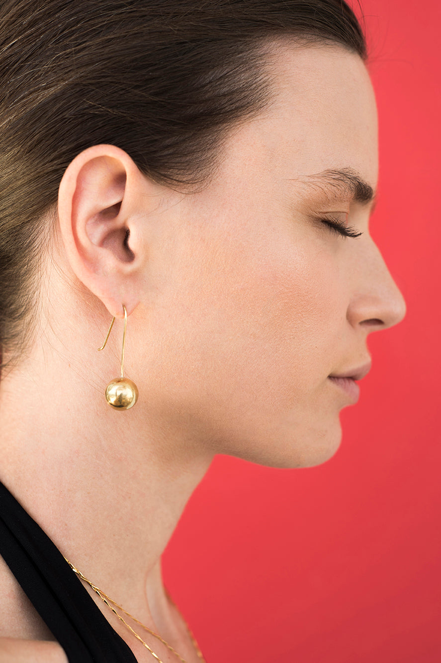 Marbles earrings