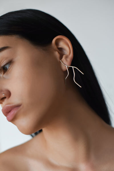 Coral earrings