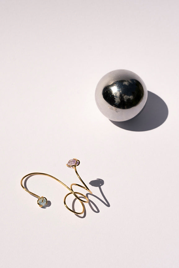 Playground Love ear cuff with embellishment