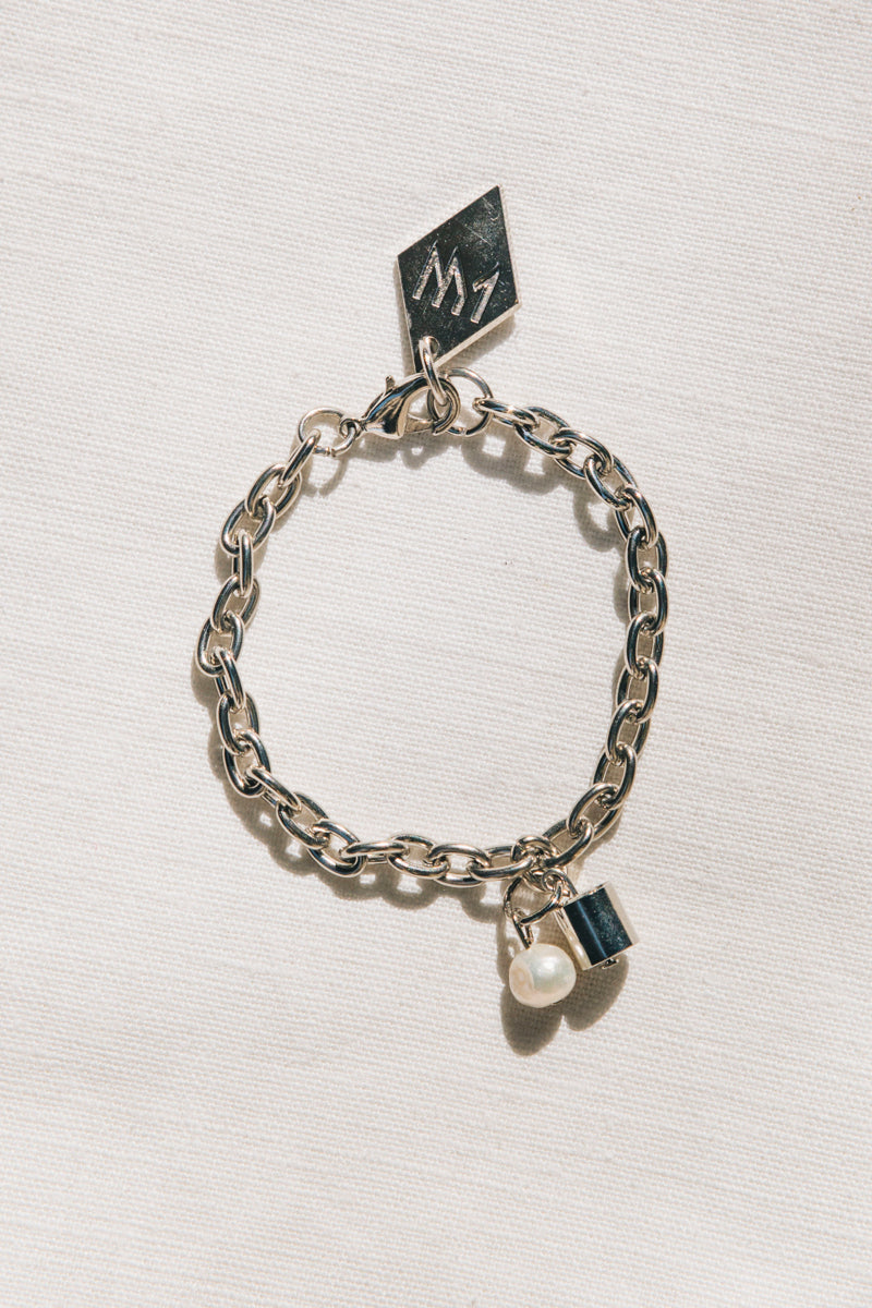 Bullet Bracelet Silver by the sustainable designer brand Little Wonder