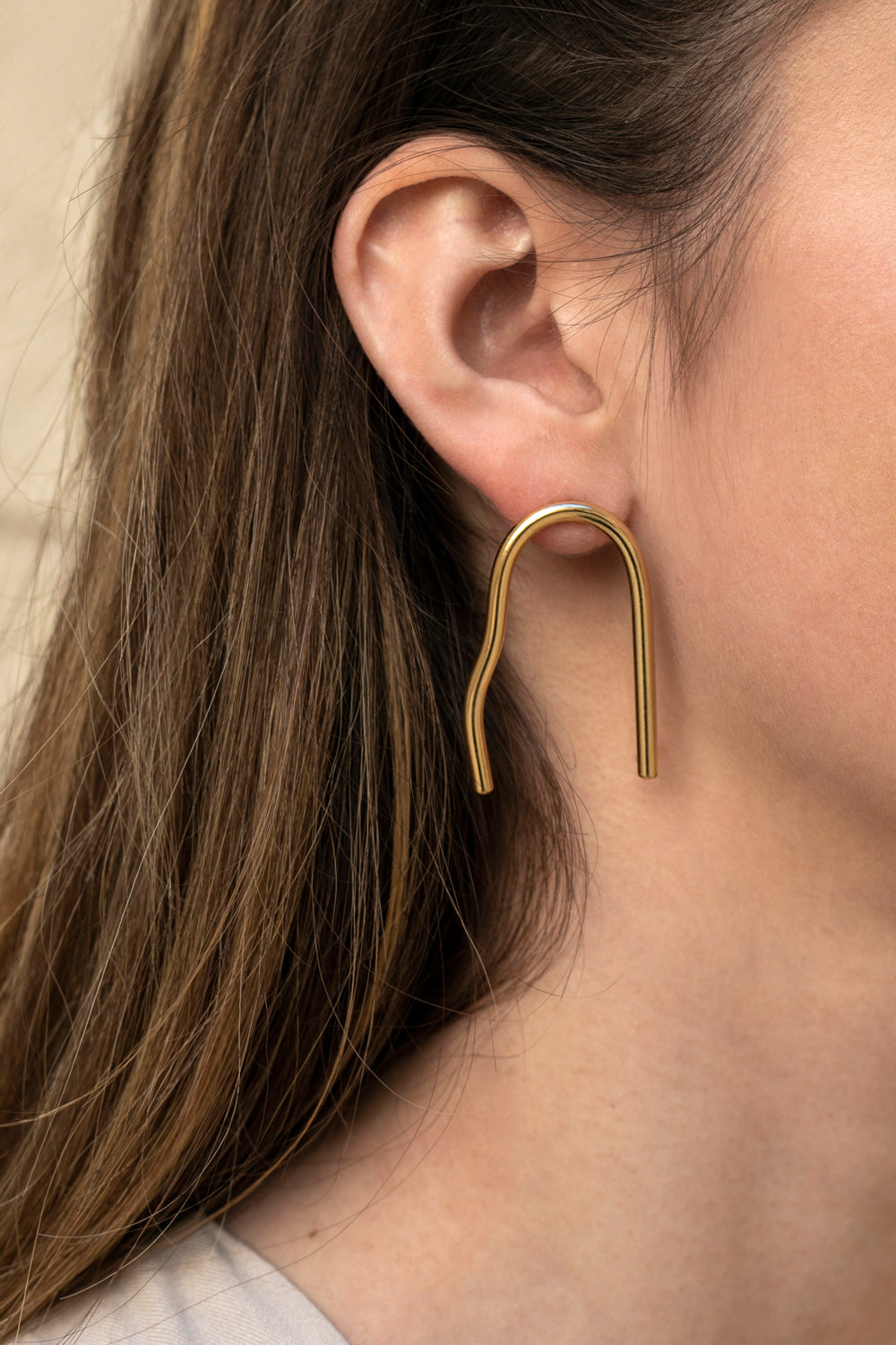 Cave earrings size L