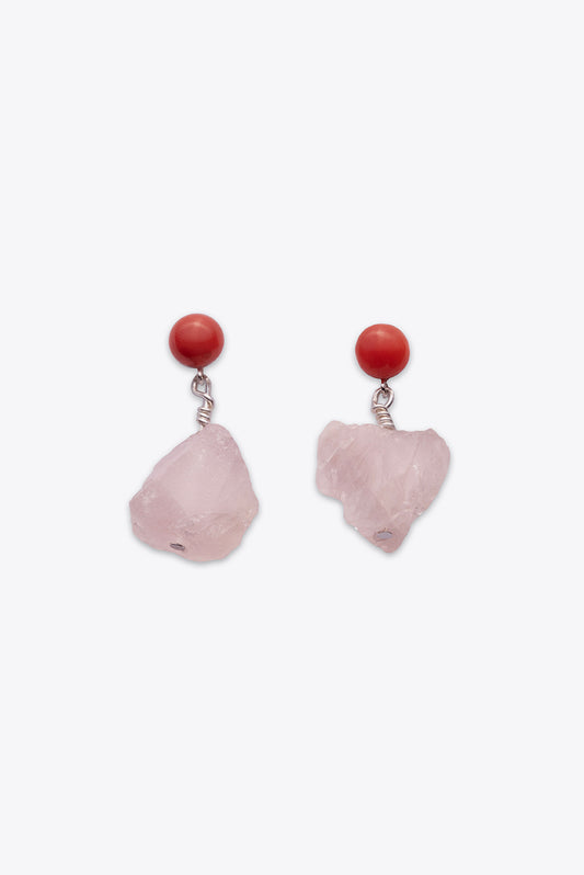 Adriatic Rose earrings
