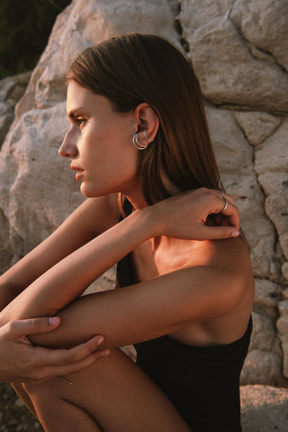 Moon ear cuff