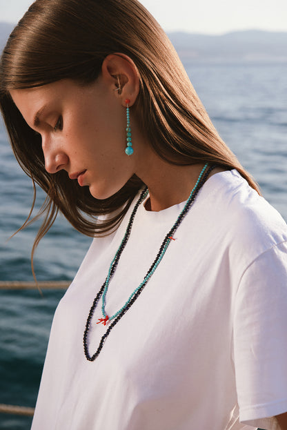 Sea necklace-lapis lazuli