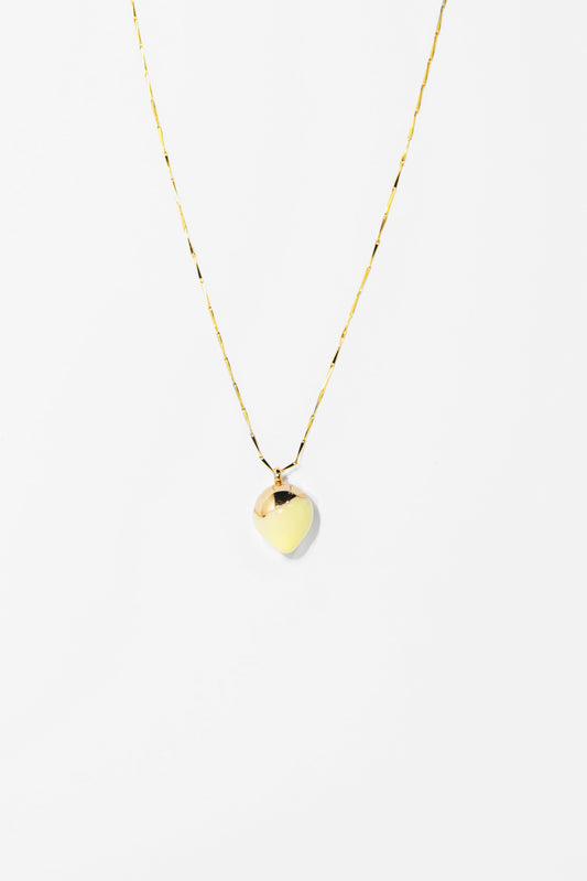 Marbles necklace with a hint of ivory