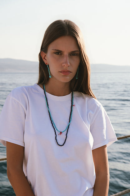 Sea necklace-lapis lazuli