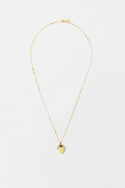 Marbles necklace with a hint of ivory