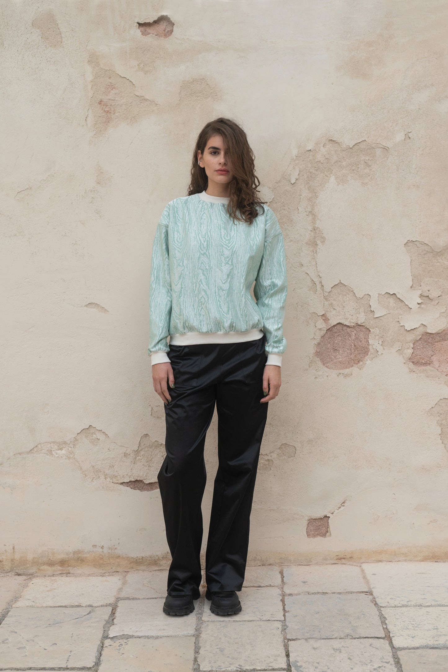 Ring jacquarde sweatshirt