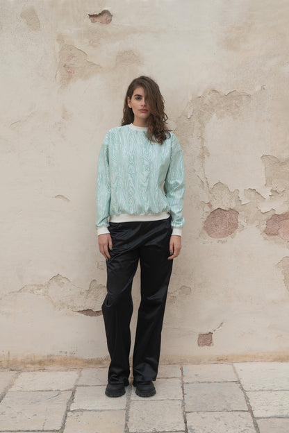 Ring jacquarde sweatshirt