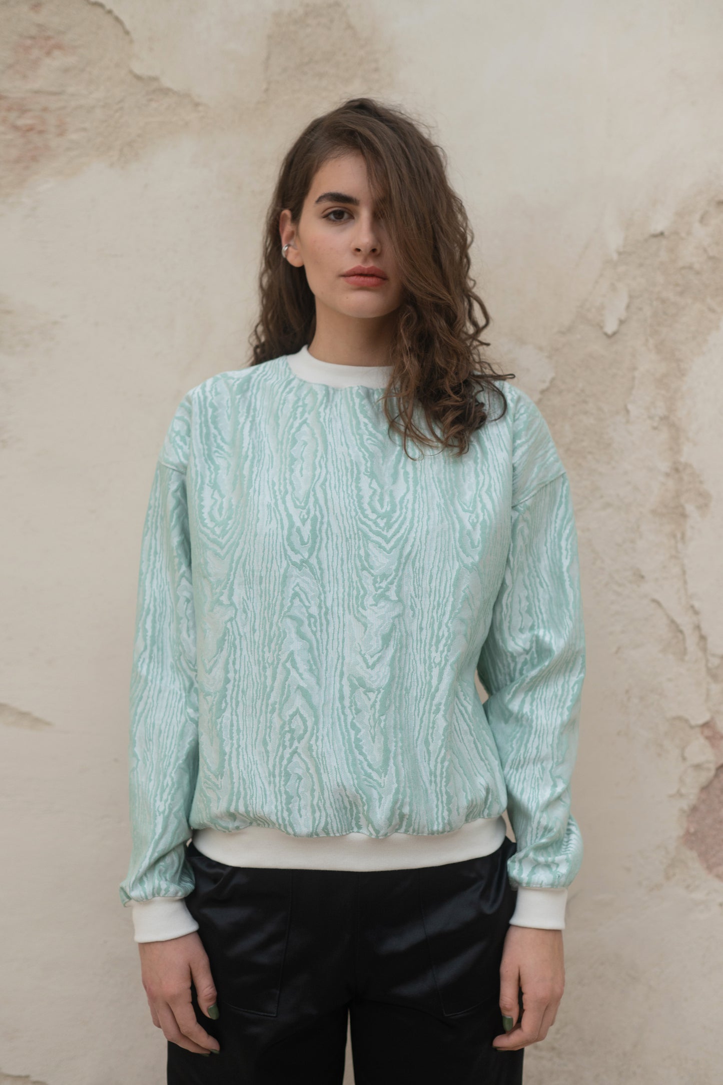 Ring jacquarde sweatshirt