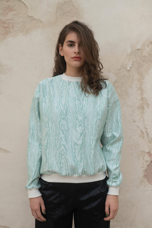 Ring jacquarde sweatshirt