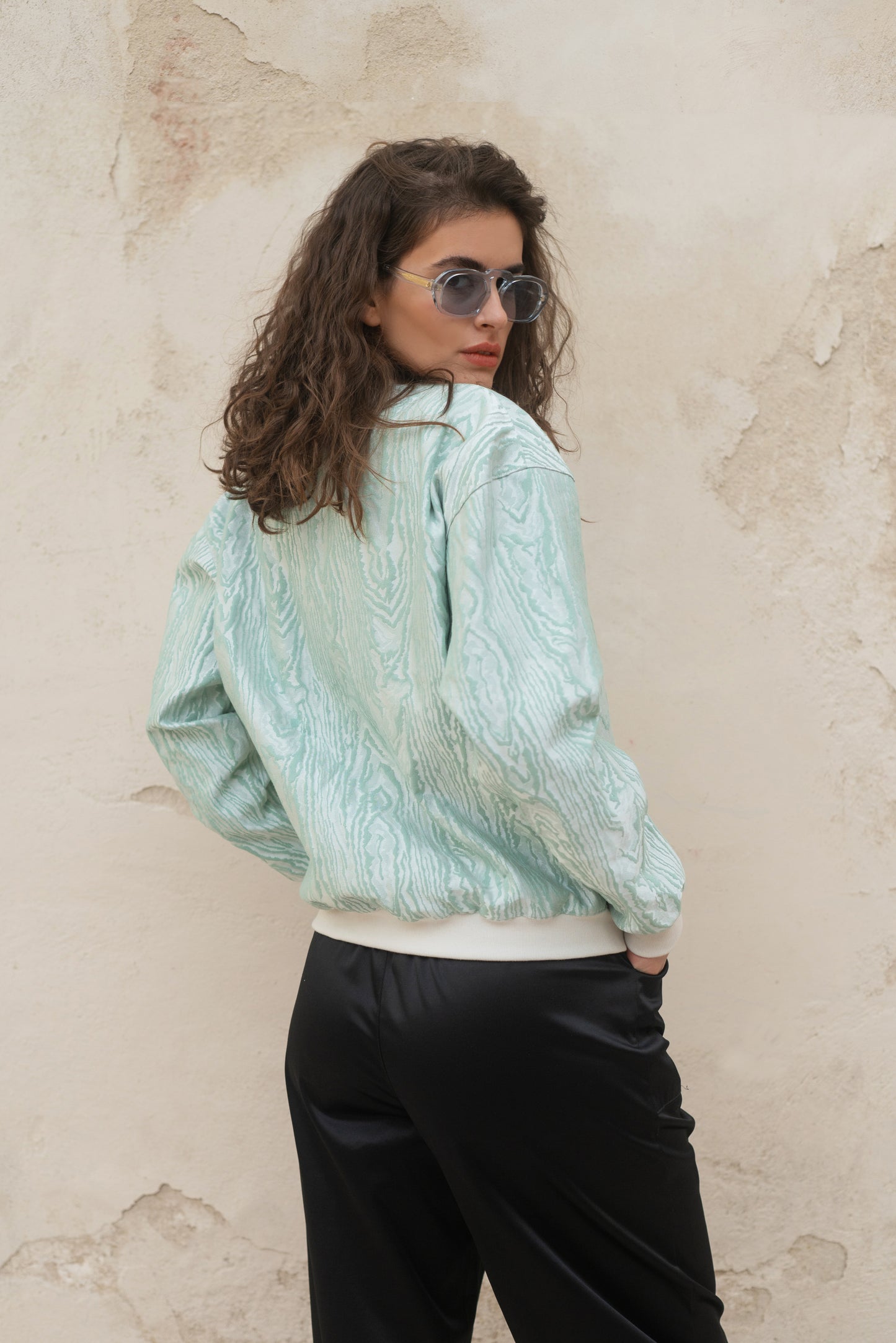 Ring jacquarde sweatshirt