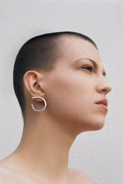 Twisted earrings size M