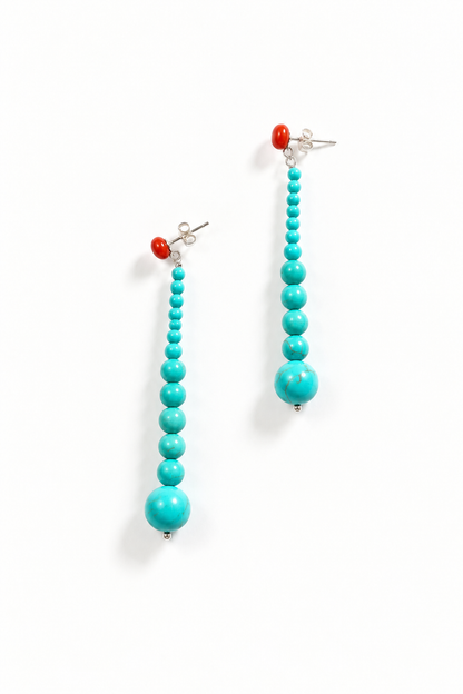 Lagoon earrings-turquoise