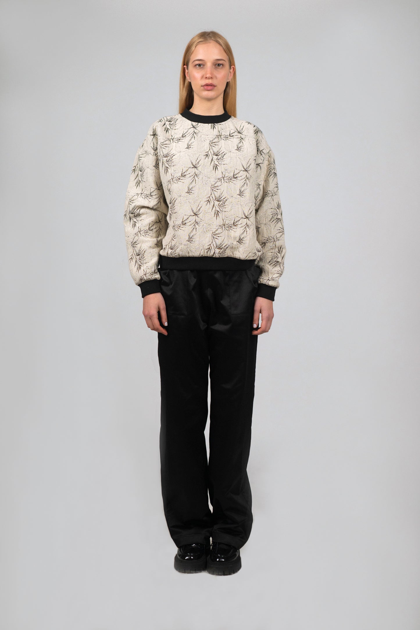 Brocade sweatshirt