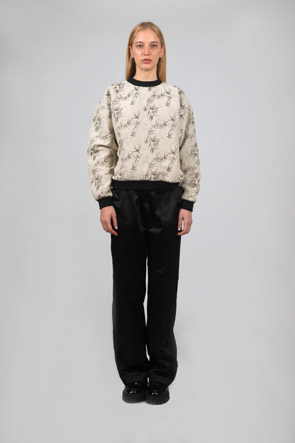 Brocade sweatshirt