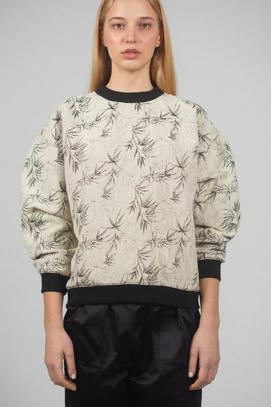 Brocade sweatshirt