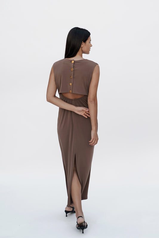 Sexy Back dress/chocolate