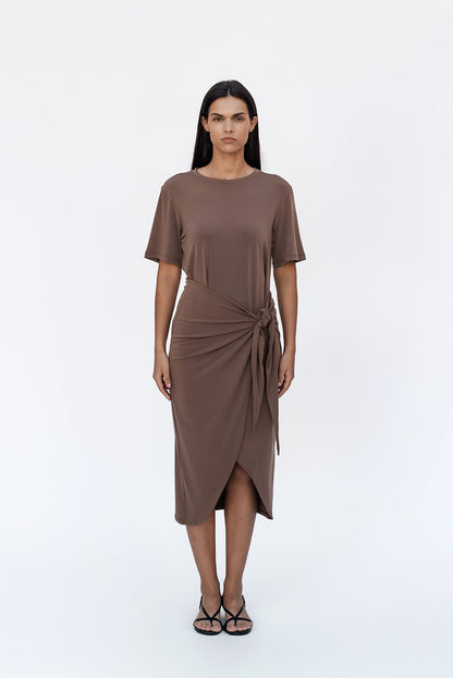 T-shirt knot dress