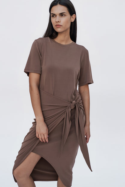 T-shirt knot dress