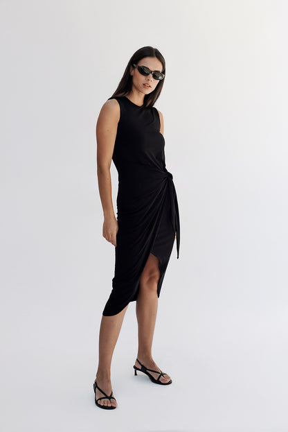 Knot dress/Black
