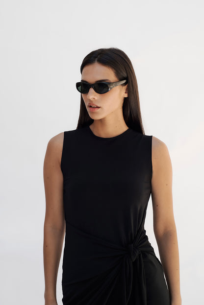 Knot dress/Black
