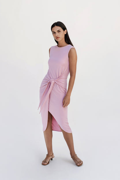 Knot dress/Pink