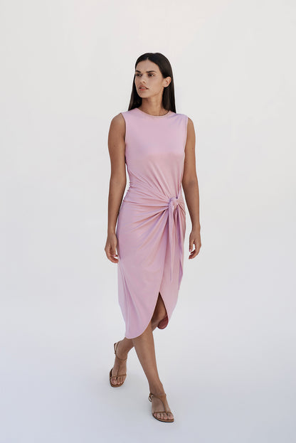 Knot dress/Pink