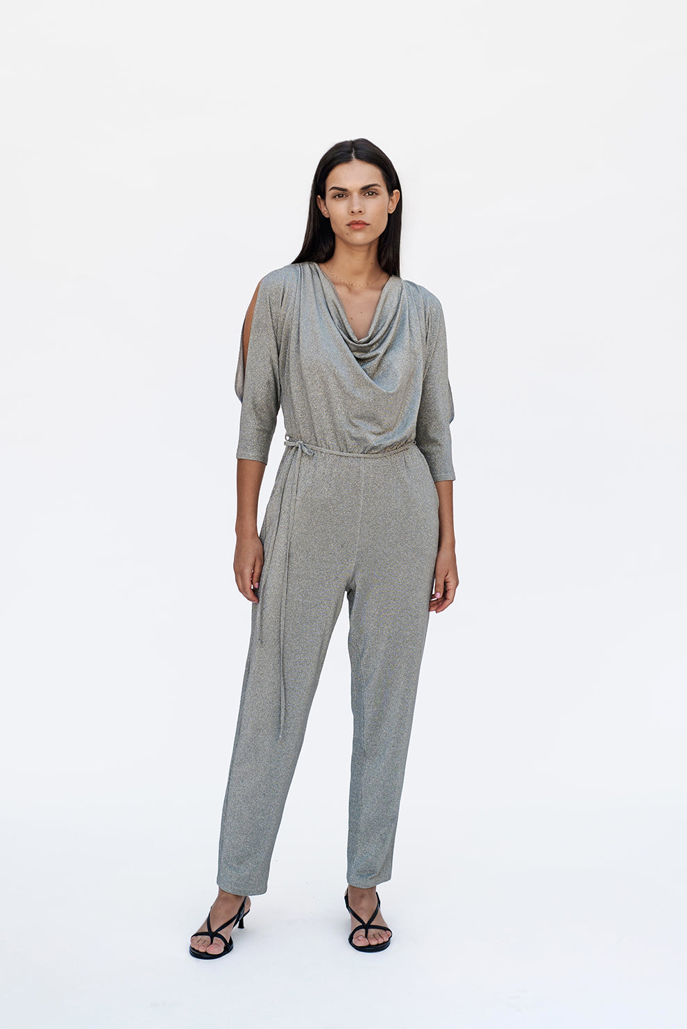 Wave jumpsuit/Silver olive