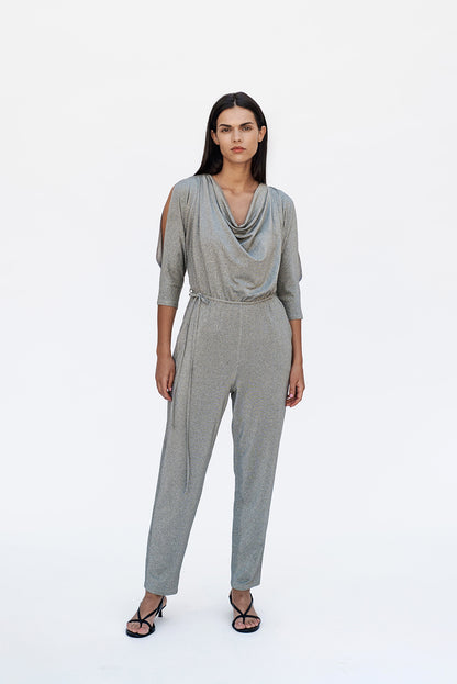 Wave jumpsuit/Silver olive