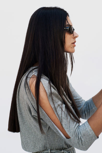 Wave jumpsuit/Silver olive