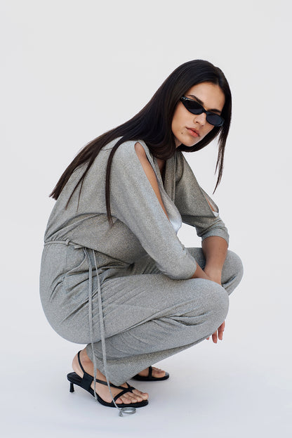 Wave jumpsuit/Silver olive