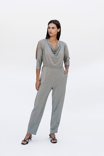 Wave jumpsuit/Silver olive