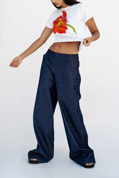 Mid Rise Denim Trousers/PREORDER