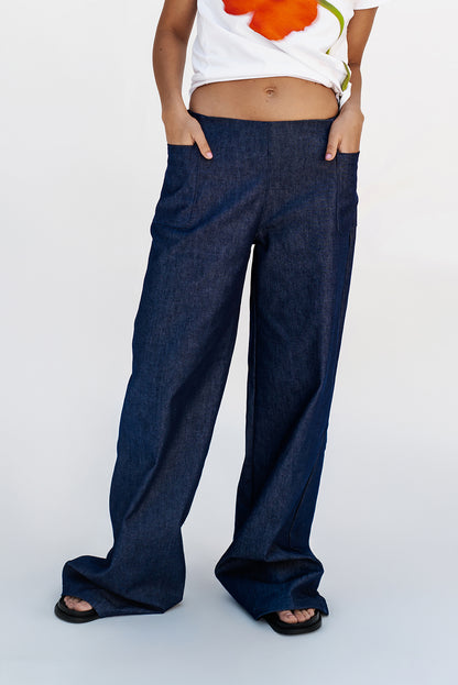 Mid Rise Denim Trousers/PREORDER