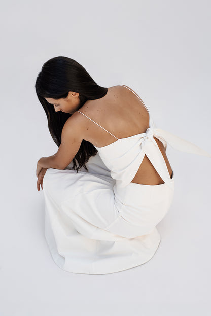 Cotton scarf top/PREORDER