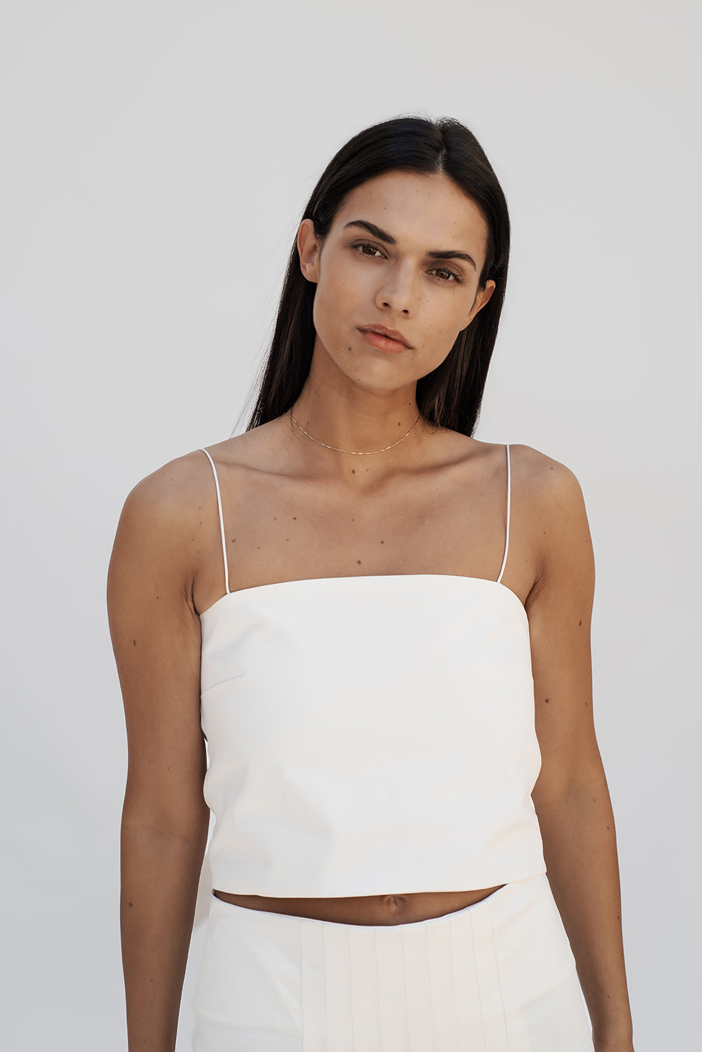Cotton scarf top/PREORDER