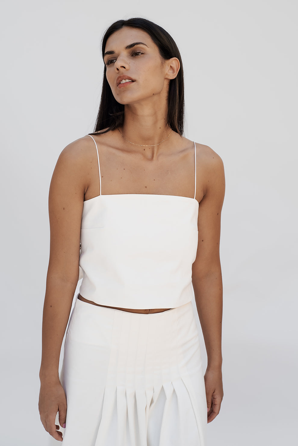 Cotton scarf top/PREORDER
