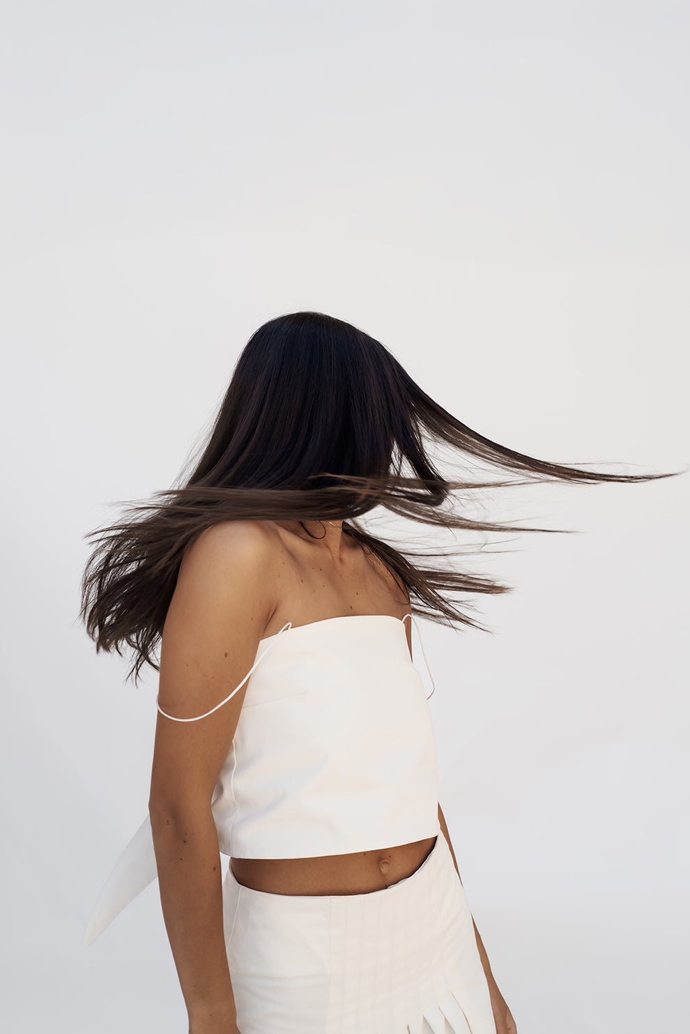 Cotton scarf top/PREORDER