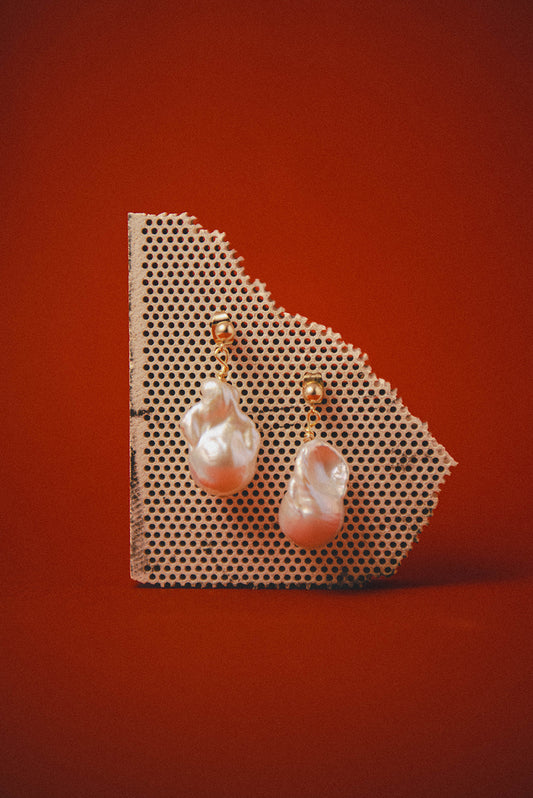 Baroque Pearl Drop earrings